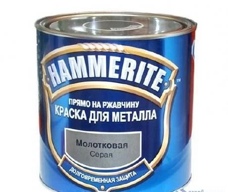 Фото Hammerite краска алкидная молотковая 2,5л разл.цвета