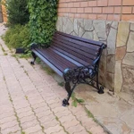 Фото №2 Скамейка чугунная «ПАРК ЧАИР»  (1.8 м)