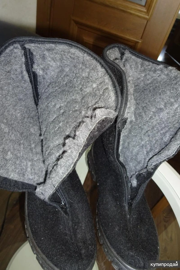 Сапожки зимние женские утеплённые на меху 41 р-р