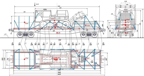 Фото Разработка схем погрузки грузов габаритных и негабаритных