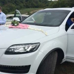 Audi Q7 с водителем на свадьбу, торжество, встречу