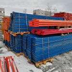 фото Металлические сборные складские стеллажи