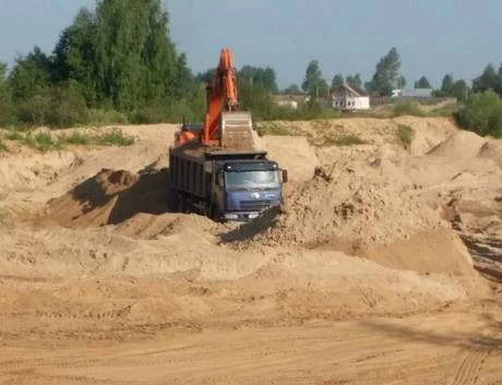 Фото Карьерный песок в Великом Новгороде