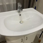 Фото №2 Раковина с тумбой б/у