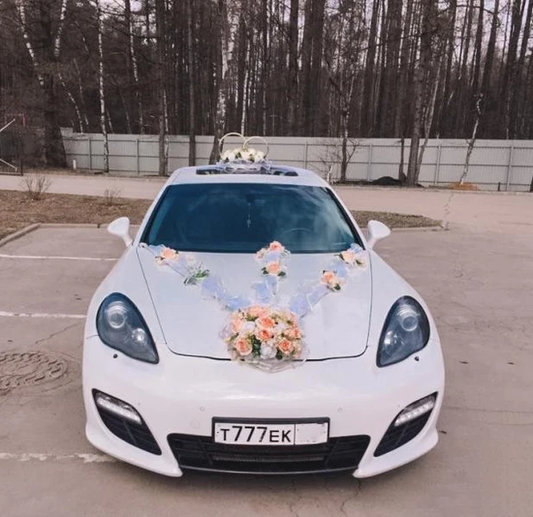 Фото Porsche Panamera на свадьбу 