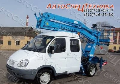 Фото Автовышка ПМС-212-02 на ГАЗ-33023 ГАЗель Фермер