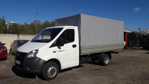 Фото Грузоперевозки газель Next 4 метра, тент.