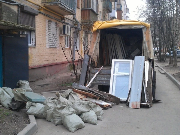 Фото Утилизация разного хлама, вывоз строительного мусора.