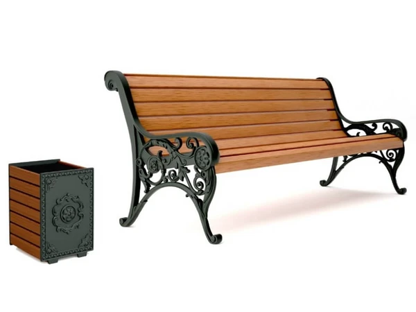 Фото Парковая скамейка «БАЛЕТ» (1.8 м)