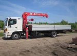 фото Hino 500 (Хино) бортовой с краном-манипулятором