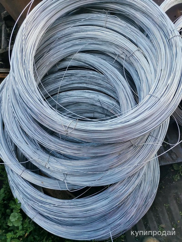 Фото Проволока вязальная оцинкованная 2мм
