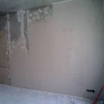 Штукатурка стен,шпаклёвка стен под обои,под покраску