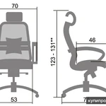 Фото №3 Кресло руководителя ортопедическое SAMURAI S2 до 200кг