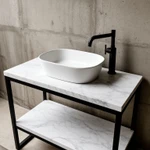 фото Тумба напольная с раковиной для ванной