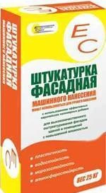 Фото ЕС Штукатурка фасадная машинного и ручн.нанес.,25кг