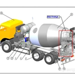 Фото №3 Лестница автобетоносмесителя