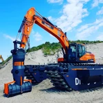 фото Плавающий экскаватор Doosan DX225LCA SLR