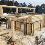 фото Бани из кедра ручной рубки от производителя