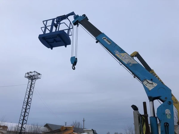 Фото Услуги манипулятора эвакуатор корзина 