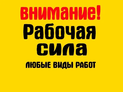 Фото Рабочая сила