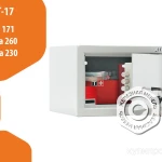 Фото №9 Небольшой сейф для дома Aiko Т-17