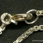 Фото №4 Серебряные цепочки длинные 875, 925