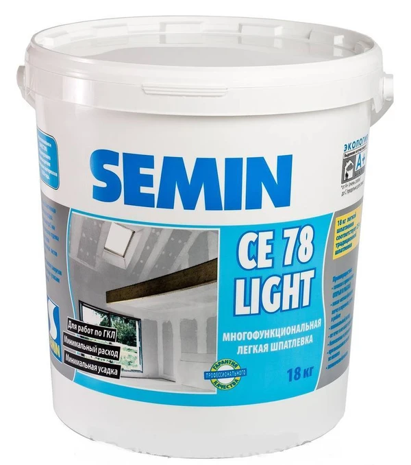 Фото Шпаклевка Ce 78 light Semin 18 кг