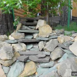 Фото №2 Скальный материал для подпорных стен и альпийских горок