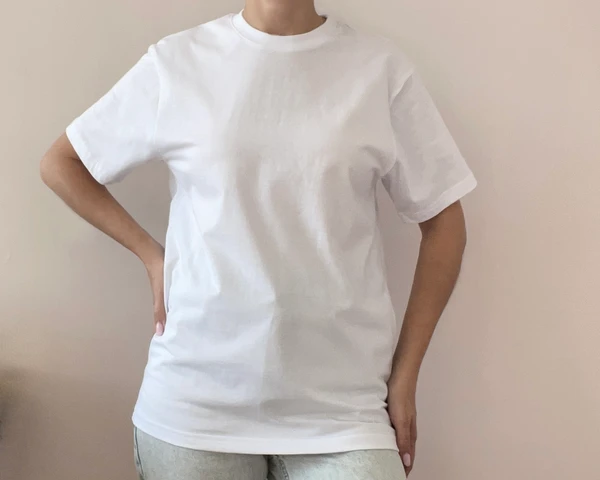 Фото Футболка однотонная классика (100% хлопок, 160 г/м2, кулир карде)