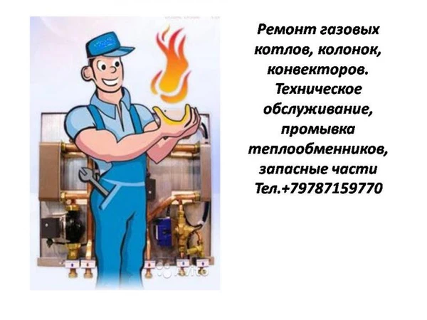 Фото Ремонт газовых котлов и колонок