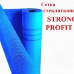 Сетка стеклотканевая фасадная STRONG PROFIT с ячейкой 5мм х 5мм плотностью 160 г/кв. м