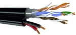 фото Кабель для систем видеонаблюдения UTP 4PR 24AWG CU100% CAT5e