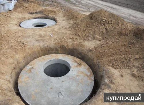 Фото Монтаж канализаций под ключ из бетонных колец в спб и ленинградской области!