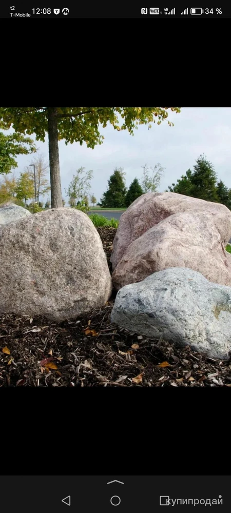 Фото Гранитный валун