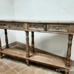 Фото №3 Консольный стол из массива дерева