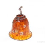 Фото №2 Сувенир колокольчик "Змея" символ наступающего 2025 года.