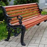 Фото №2 Чугунная скамейка «АЛЛЕЯ» (3 м)