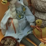 Фото №7 Тильда ведьмочка птичница кукла ручная работа