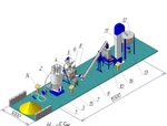 фото Линия Гранулирования Комбикорма 1 т/ч
