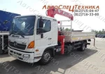 фото HINO-500 (бортовой) с манипулятором UNIC UR-V503