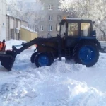 Уборка дворовых территорий от снега и наледи