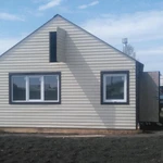 фото Дом трех модульный, бытовка для дачи.