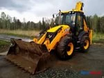 Услуги экскаватора-погрузчика JCB 4CXS. Уборка снега.