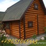 Фото №4 Шлифовка Конопатка Покраска-бруса сруба,домов,бань