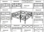 фото Металлические ритуальные ограды