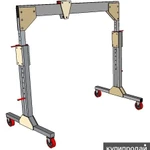 Фото №3 МППУ-700У — мобильное подъёмно перегрузочное устройство, подъём грузов 700кг