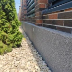 фото Ремонт и отделка цоколя забора декоративной штукатуркой – Ростов-на-Дону