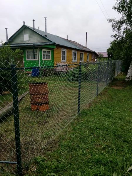 Фото Забор из сетки рабица