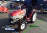 фото Минитрактор Yanmar F200 Япония 2001год на стоянке