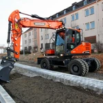 Колесный экскаватор Doosan DХ160W